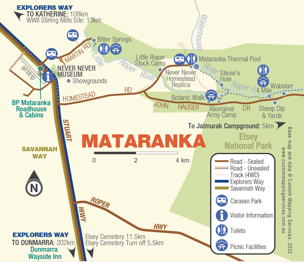 Mataranka Map 2025